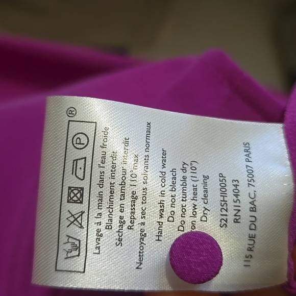 Sezane Ann 100% Silk Shirt - Picture 10 of 12